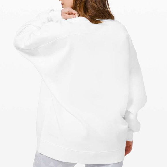 Lululemon Perfectly Oversized Crew - White - 6 - Picture 3 of 7